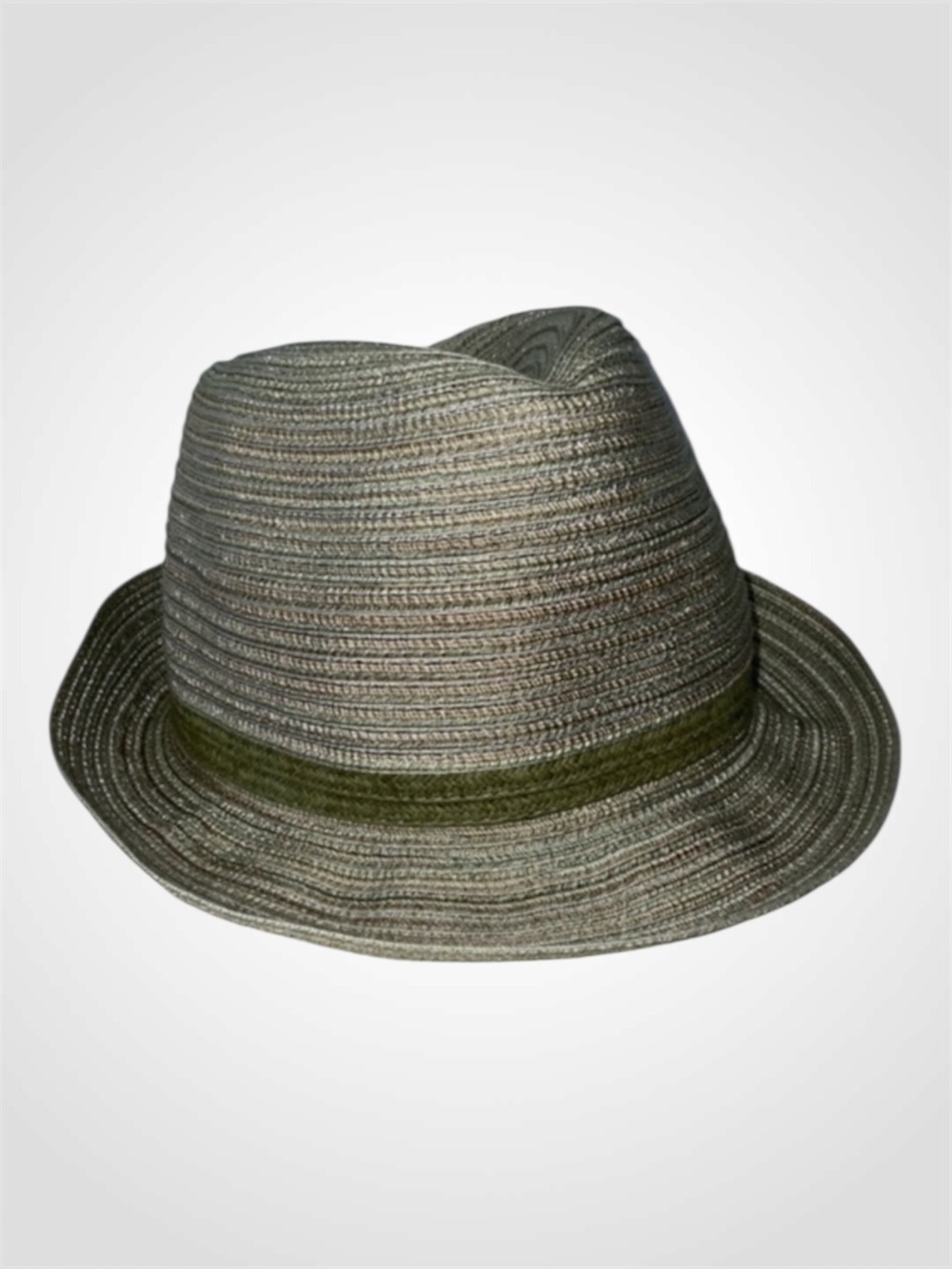 The San Diego Hat Company Four Buttons Light Olive Fedora Hat Women’s OS NWT